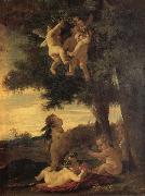 Nicolas Poussin Cupids and Genii oil painting